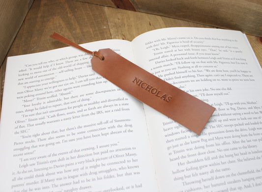 Leather Bookmark