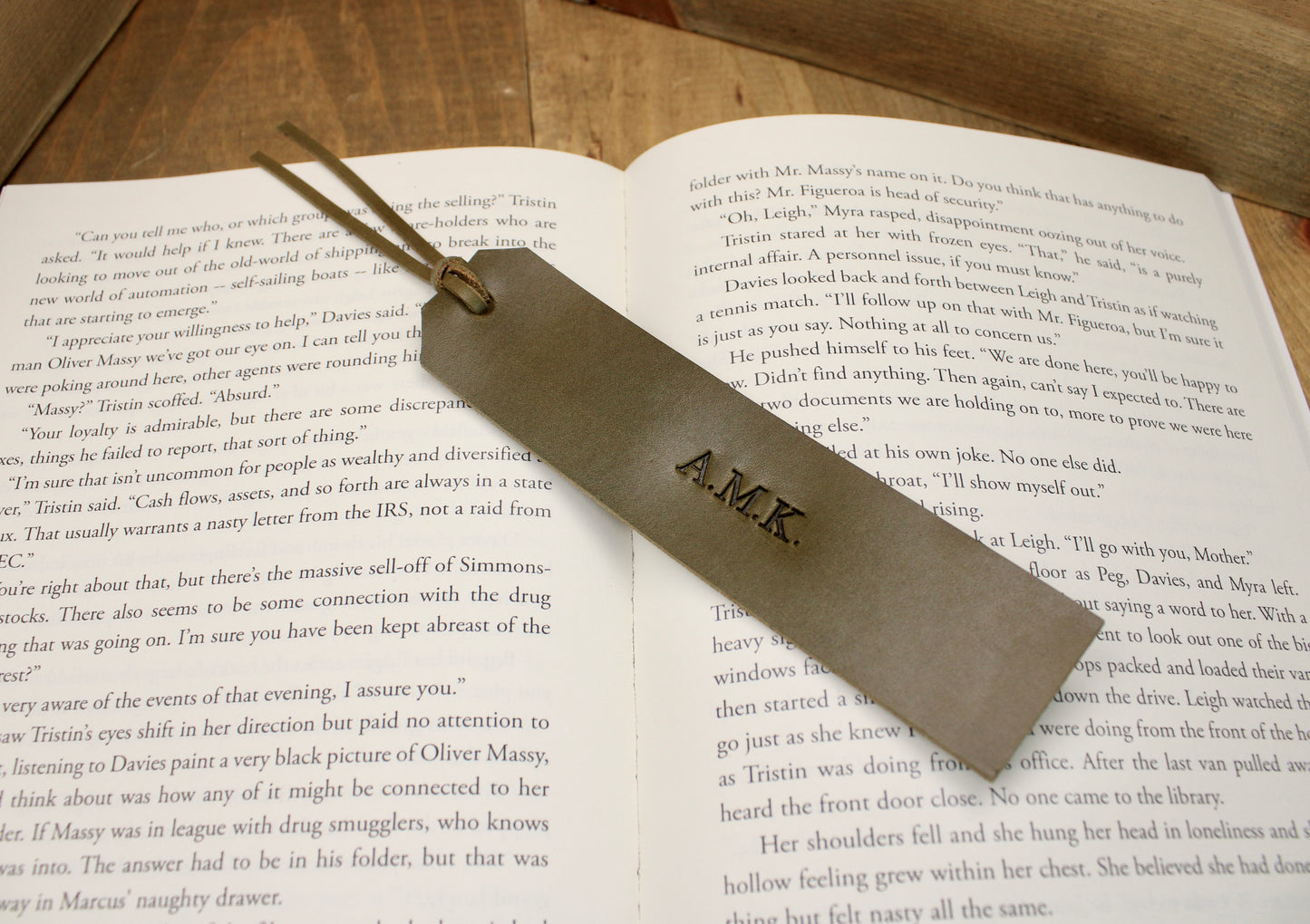 Leather Bookmark