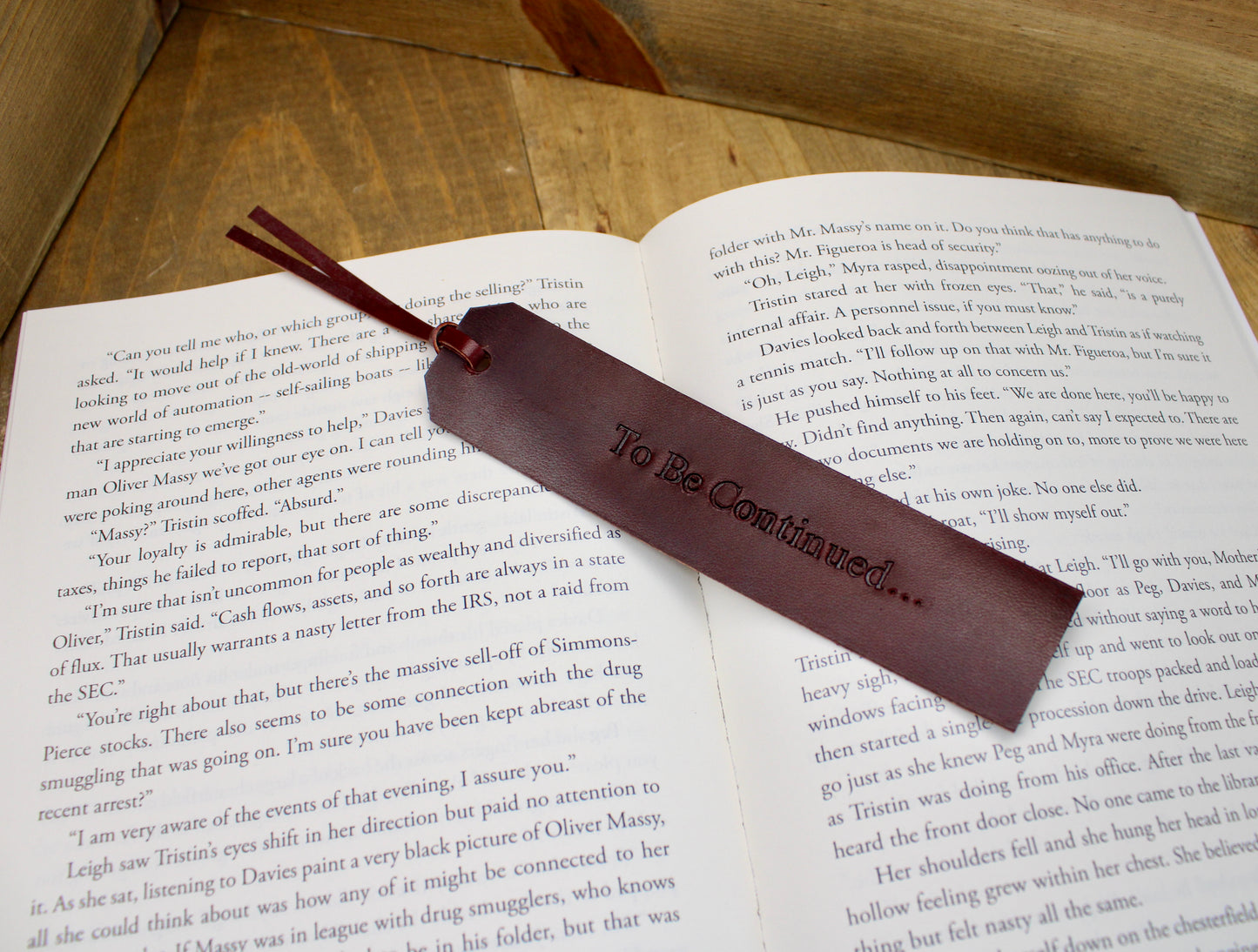 Leather Bookmark