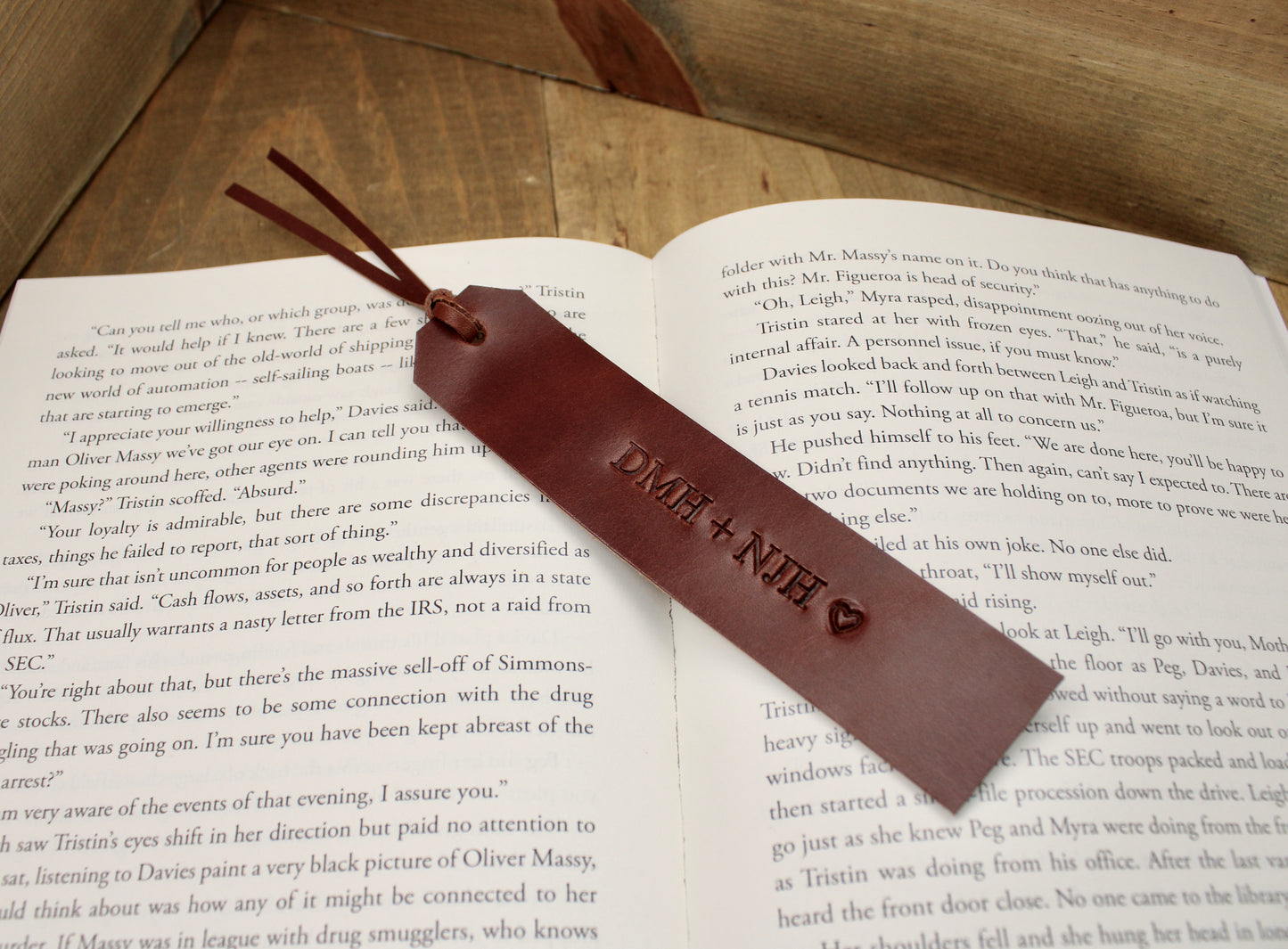 Leather Bookmark