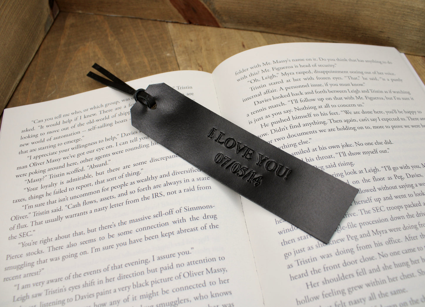 Leather Bookmark