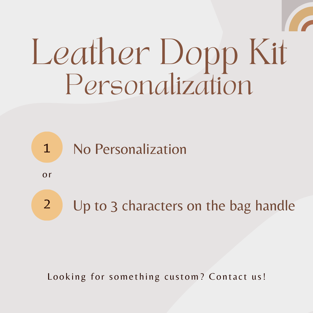 Leather Dopp Kit