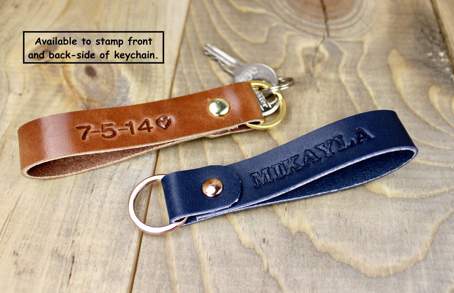 Leather Lanyard with Keyring - Designs By Harubin