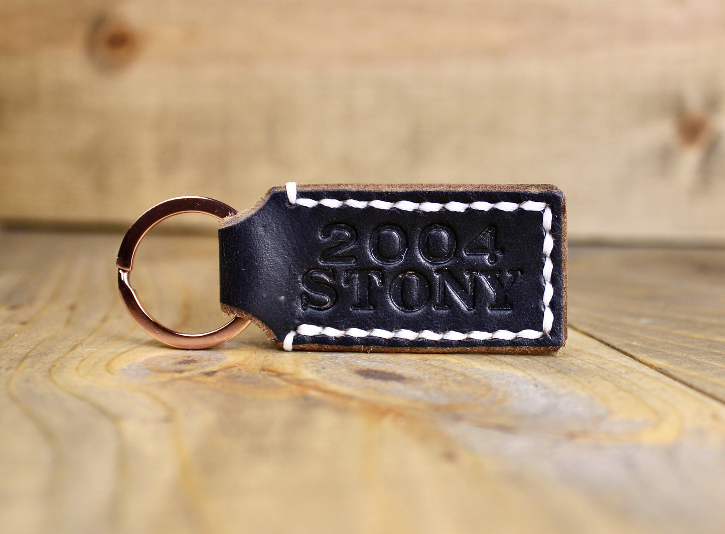 Personalized Black Leather Keychain Designs By Harubin