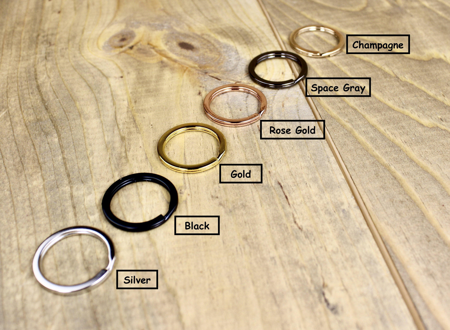 All Keyring Color Options