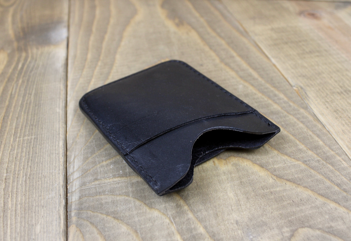 Handmade leather wallet for men. leather front pocket wallet. slim wallet for men. 3rd anniversary leather gift. personalized leather wallet. card sleeve leather wallet. money slot leather wallet.