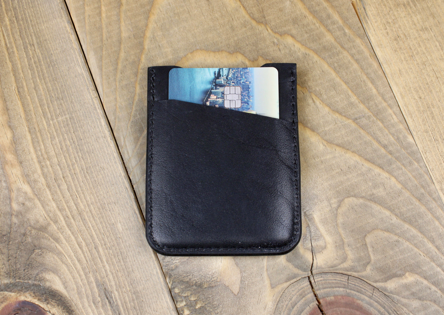 Handmade leather wallet for men. leather front pocket wallet. slim wallet for men. 3rd anniversary leather gift. personalized leather wallet. card sleeve leather wallet. money slot leather wallet.