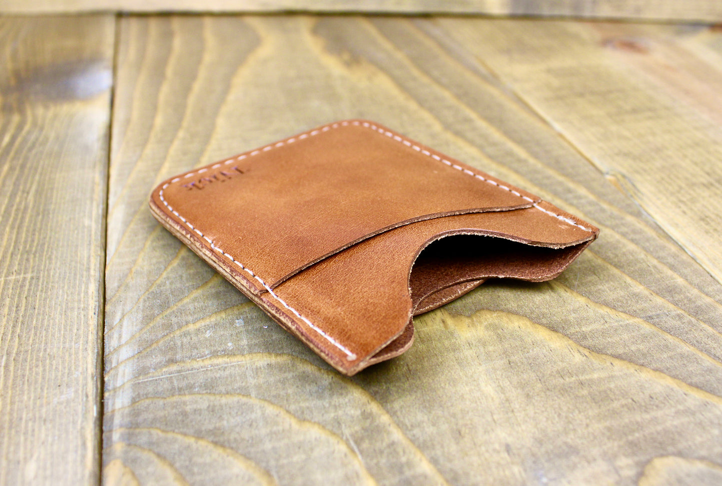 Handmade leather wallet for men. leather front pocket wallet. slim wallet for men. 3rd anniversary leather gift. personalized leather wallet. card sleeve leather wallet. money slot leather wallet.