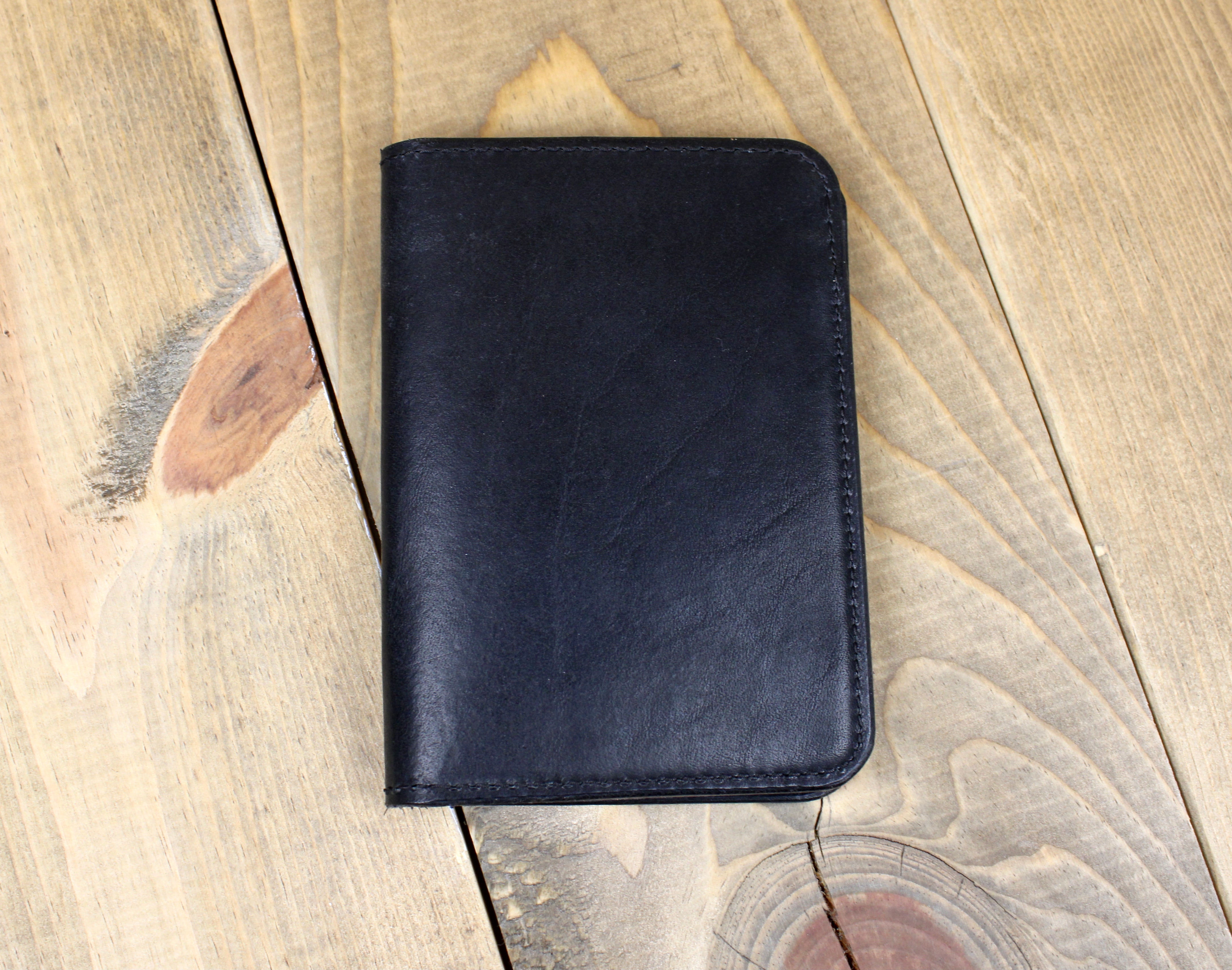 Mycube Leather Passport Holder Black