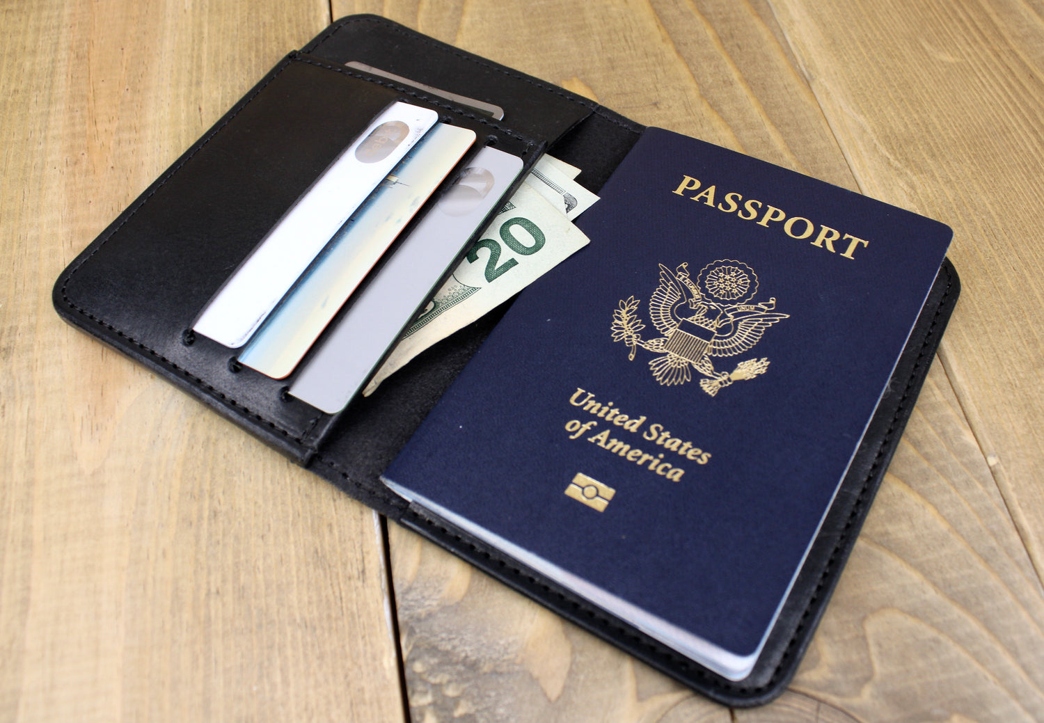 Handmade Leather Passport Wallet. Personalized leather passport. passport cover for men. leather passport wallet for women. 3rd anniversary leather gift. leather gift for men