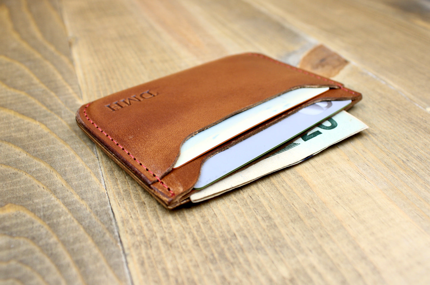 Slim Leather Handmade with Personalized. Front pocket leather wallet. handmade mens wallet. 3rd anniversary leather wallet. leather waller for men. anniversary gift men. card pocket wallet. business card wallet. business card holder.