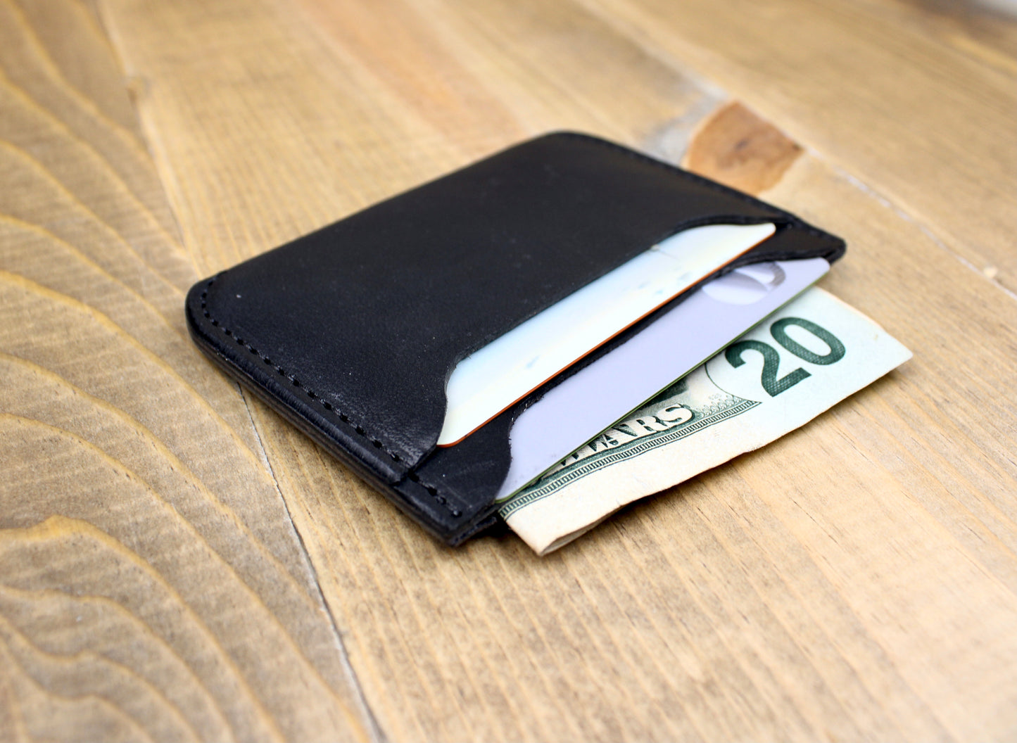 Slim Leather Handmade with Personalized. Front pocket leather wallet. handmade mens wallet. 3rd anniversary leather wallet. leather waller for men. anniversary gift men. card pocket wallet. business card wallet. business card holder.