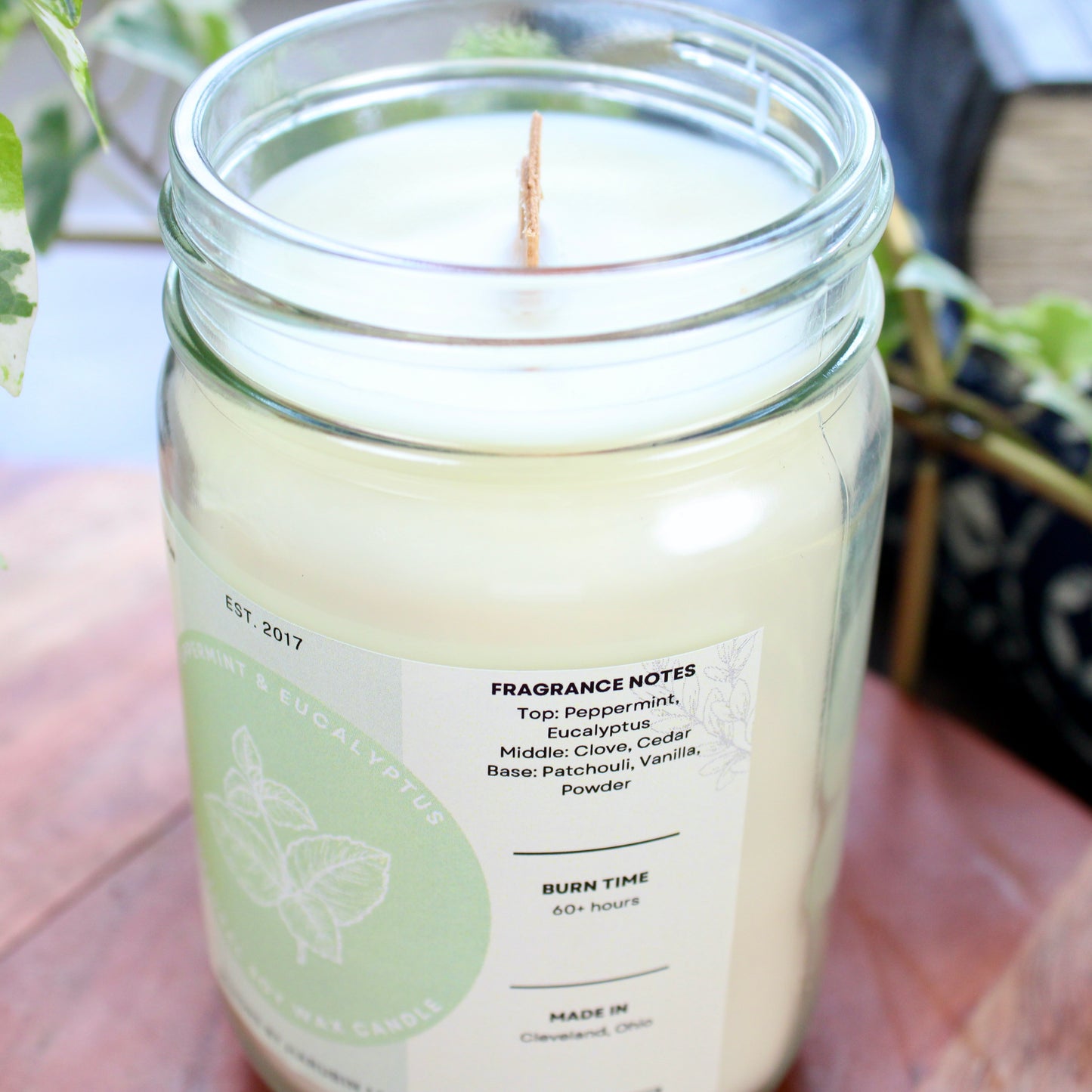 Peppermint & Eucalyptus Soy Candle