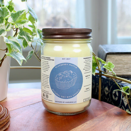 Blueberry Muffin Soy Candle