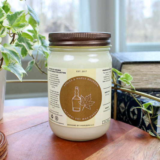 Apples & Maple Bourbon Soy Candle