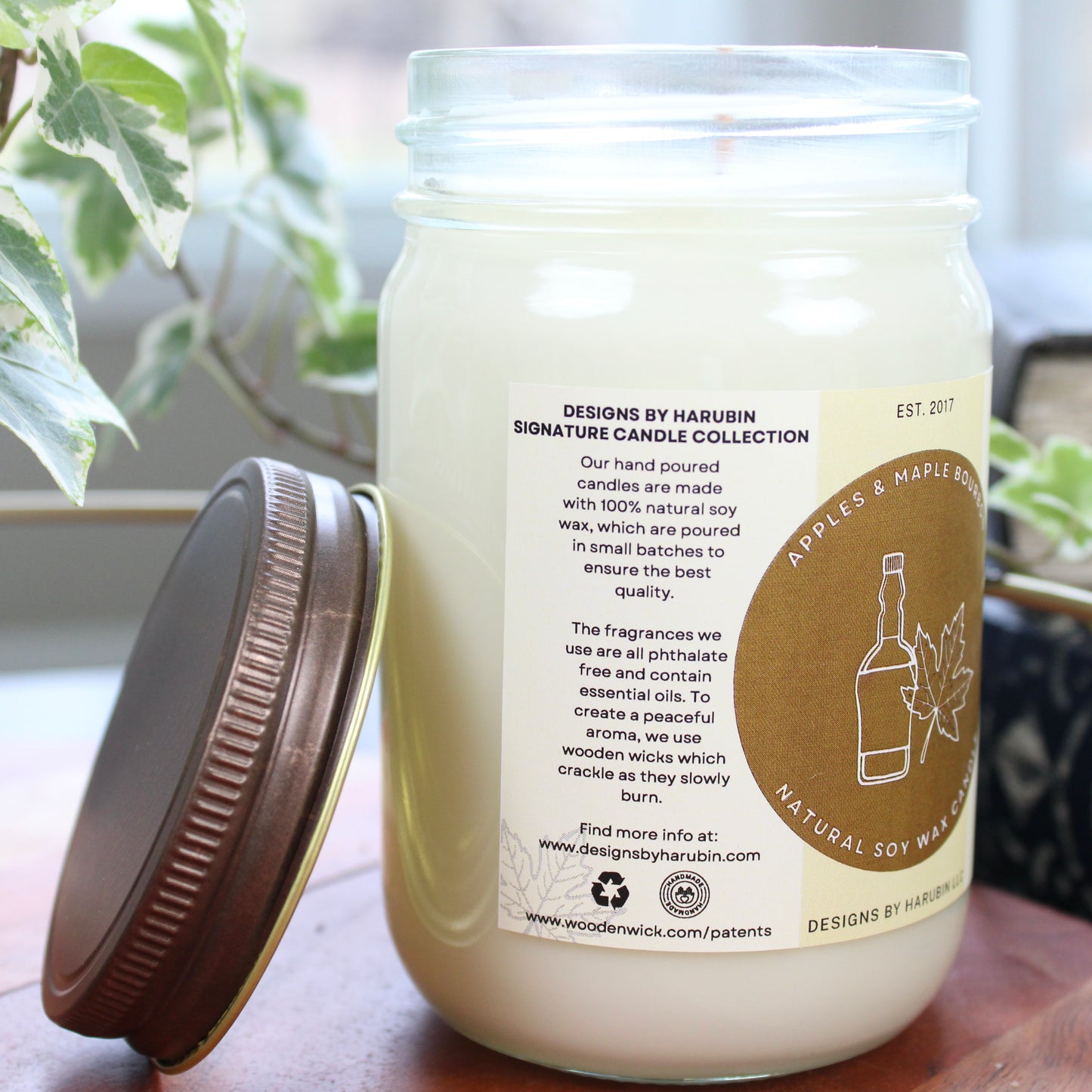 Apples & Maple Bourbon Soy Candle