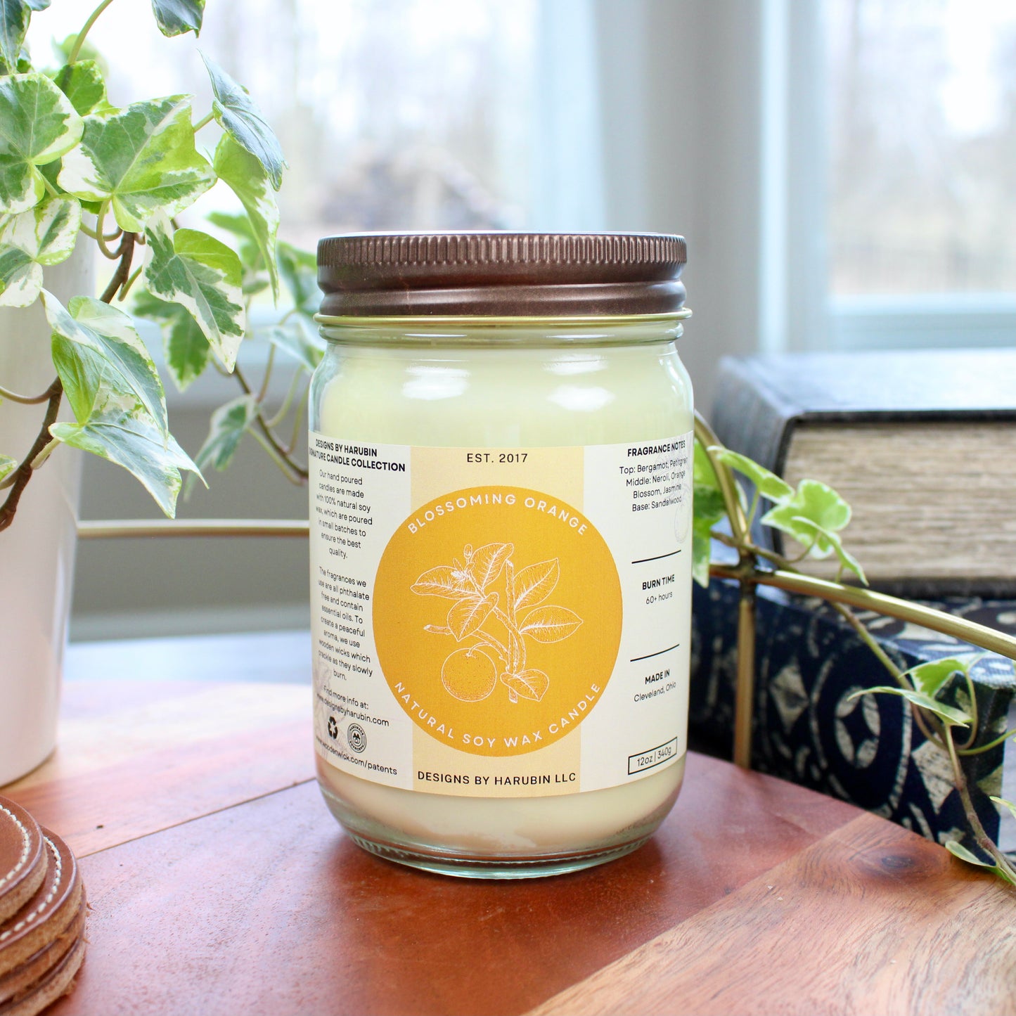Blossoming Orange Soy Candle