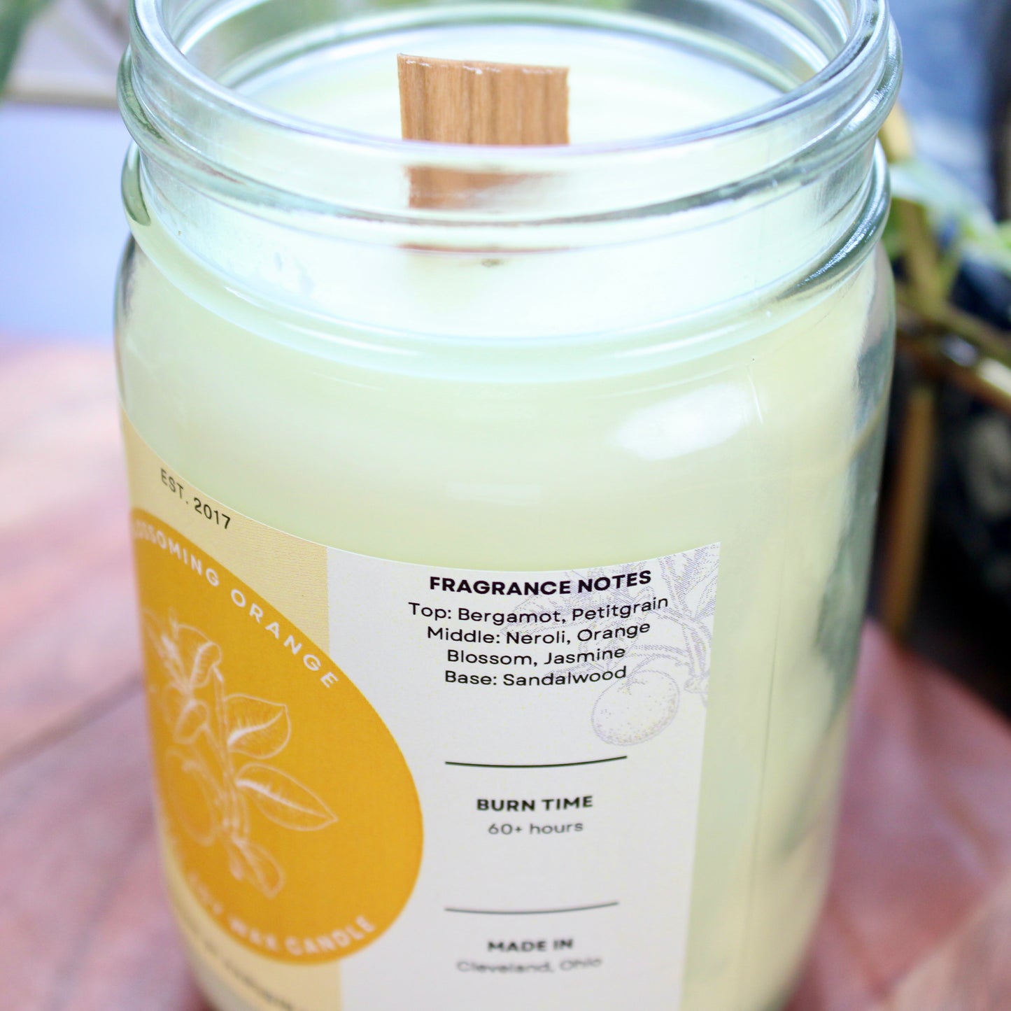 Blossoming Orange Soy Candle