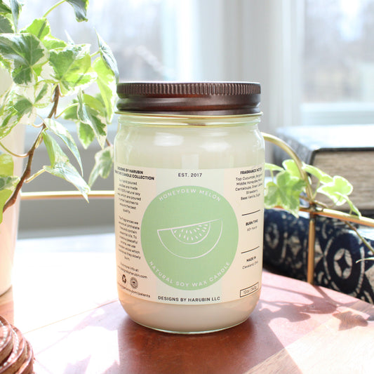 Honeydew Melon Soy Candle