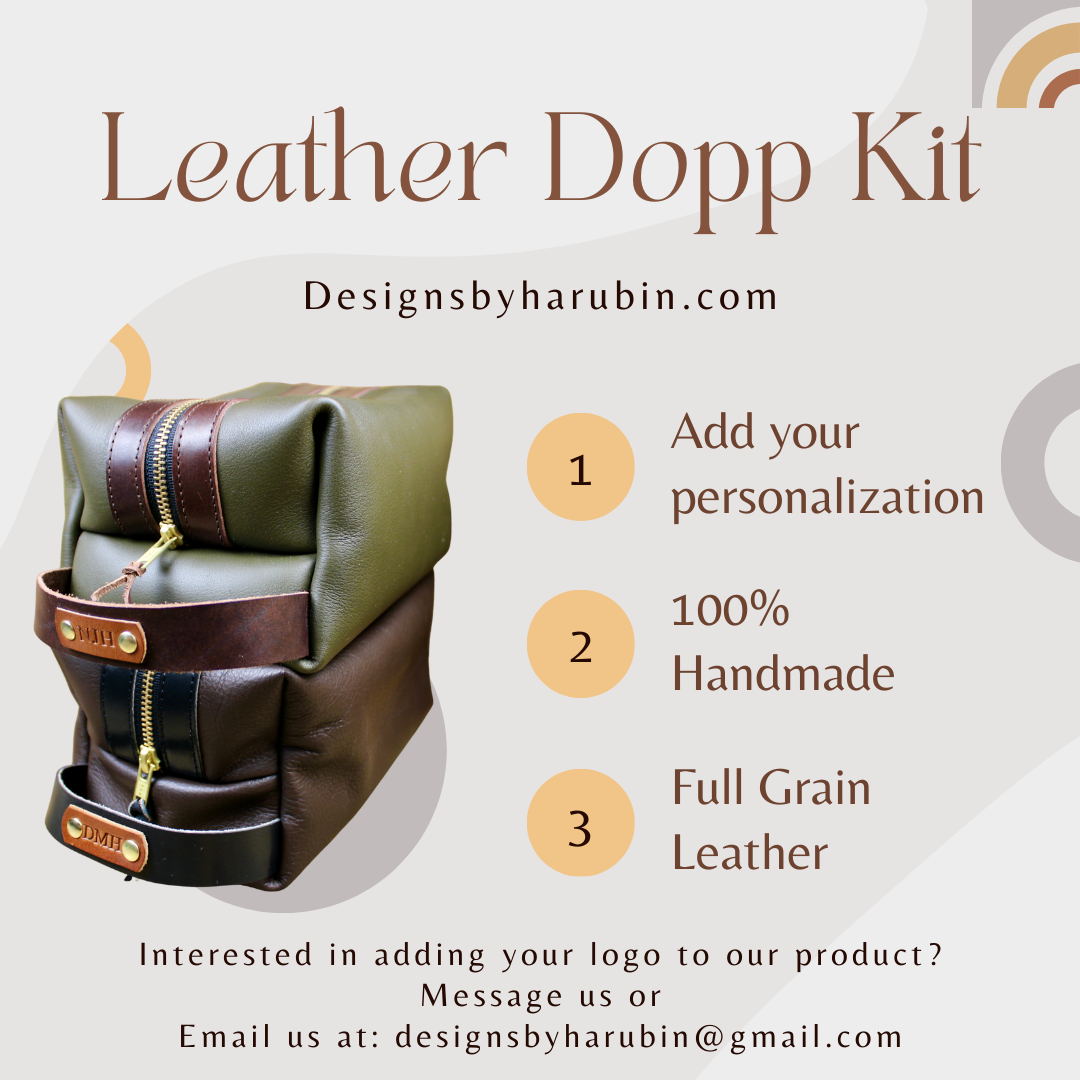 Leather Dopp Kit