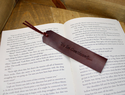 Leather Bookmark