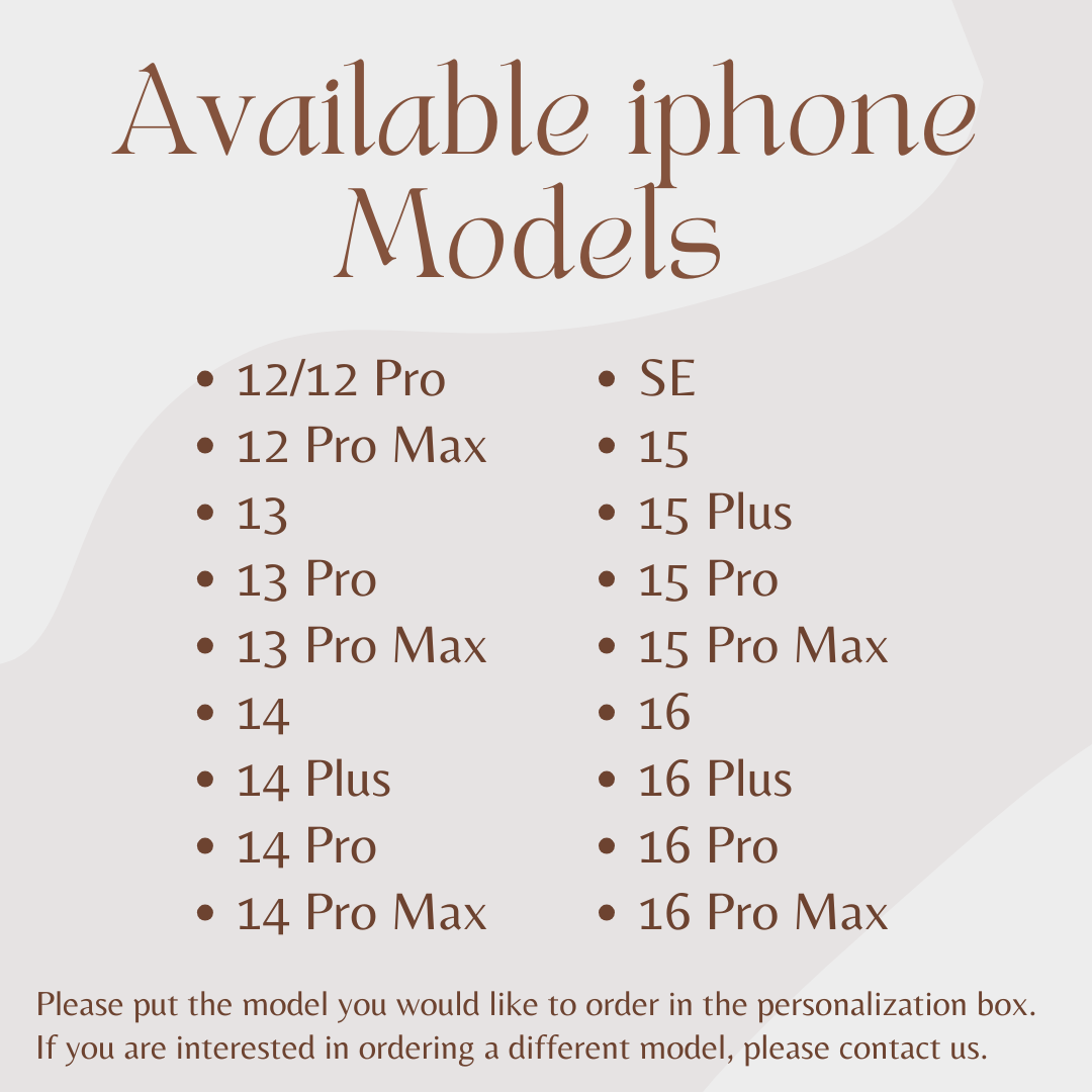 iPhone 12/12 Pro,12 Pro Max, 13, 13 Pro, 13 Pro Max, 14, 14Plus, 14 Pro, 14 Pro Max, SE, 15, 15 Plus, 15 Pro, 15 Pro Max, 16, 16 Plus, 16 Pro, 16P Pro Max.