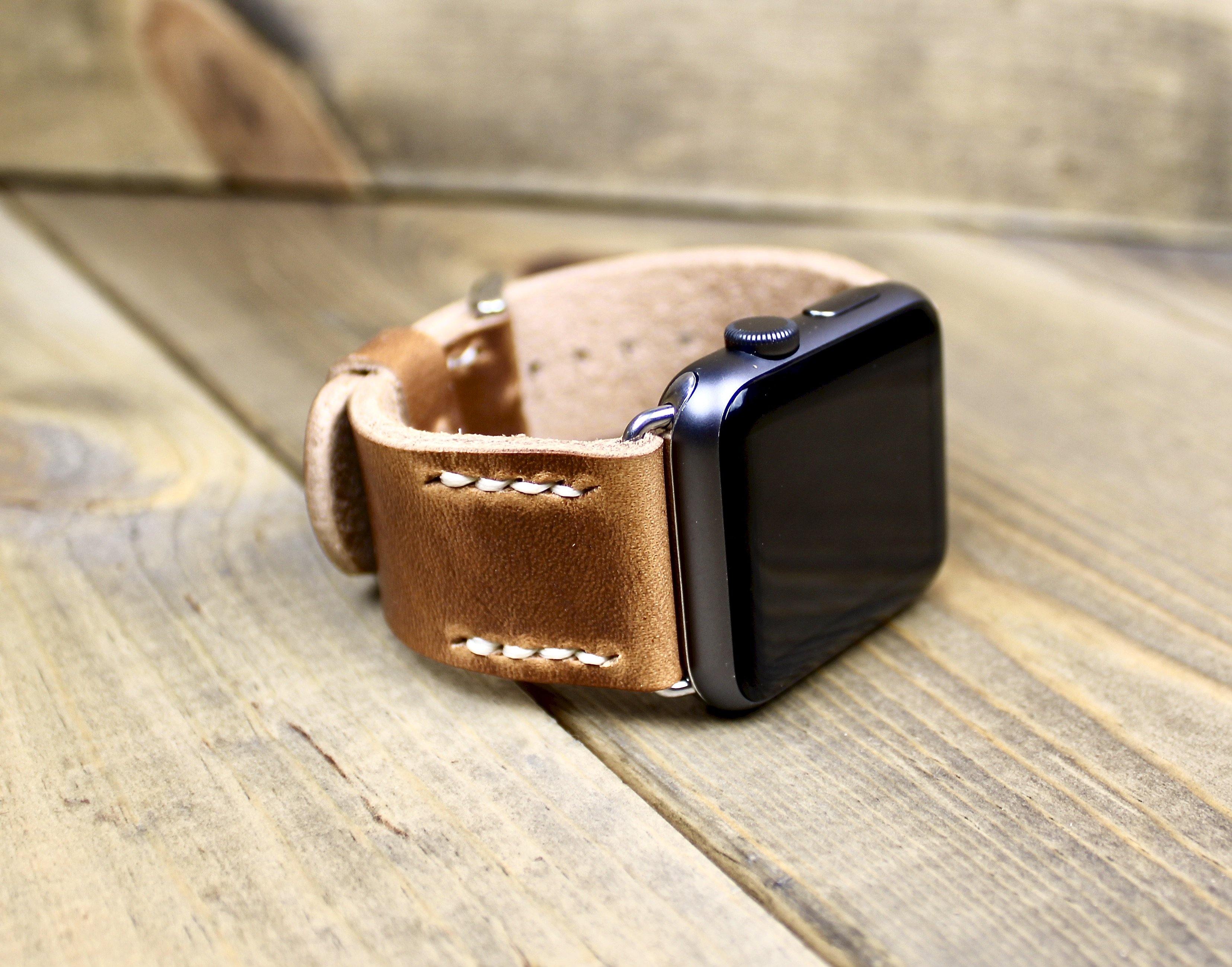 Horween leather apple watch strap hot sale