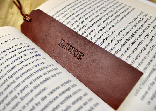 Personalized leather bookmark. Handmade leather bookmark. Custom made bookmark. leather gift for men. leather gift for women. book gift for men. booklover gift. graduation gift for men. gift for husband. leather accessory. 3rd anniversary leather gift. 