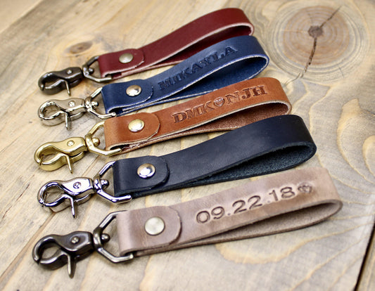 Leather Lanyard with Swivel Clasp - Designs By Harubin