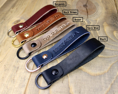 Leather Lanyard with Keyring - Designs By Harubin