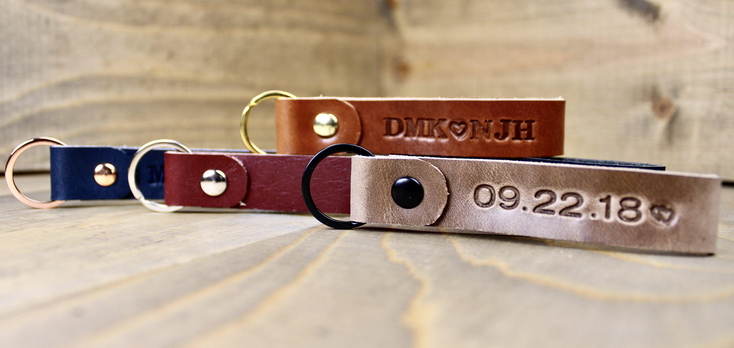 Leather Lanyard with Keyring - Designs By Harubin