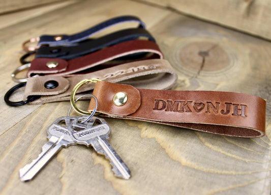 Leather Lanyard with Keyring - Designs By Harubin