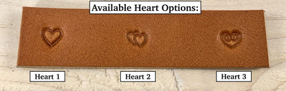 3 Different Heart options we offer