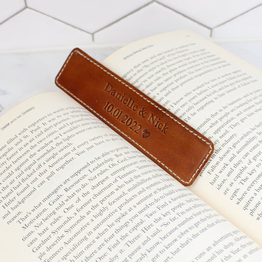 Stitched Leather Bookmark