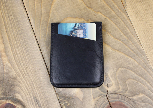 Handmade leather wallet for men. leather front pocket wallet. slim wallet for men. 3rd anniversary leather gift. personalized leather wallet. card sleeve leather wallet. money slot leather wallet. 