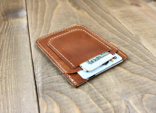 Wickets and Craig Harness Leather Minimalist Wallet Luxury 