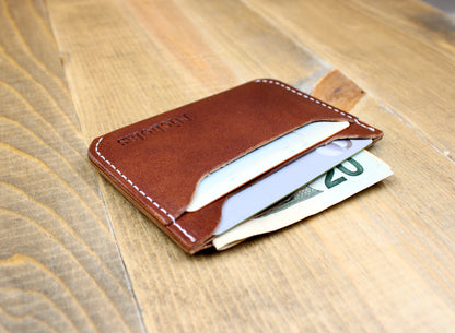 Slim Leather Handmade with Personalized. Front pocket leather wallet. handmade mens wallet. 3rd anniversary leather wallet. leather waller for men. anniversary gift men. card pocket wallet. business card wallet. business card holder. 