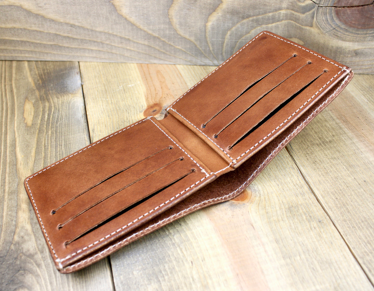 brown leather wallet. handmade leather wallet. personalized leather wallet. leather wallet for men. 3rd anniversary gift.