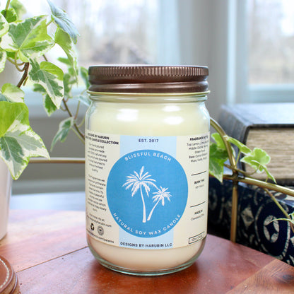 Blissful Beach Soy Candle