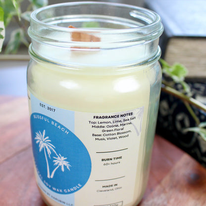 Blissful Beach Soy Candle