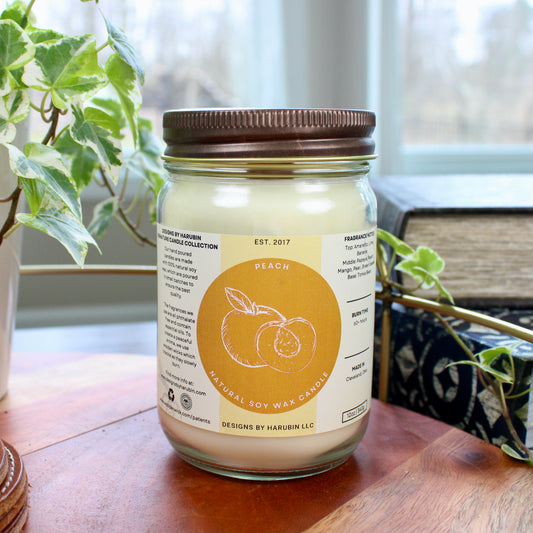 Peach Soy Candle