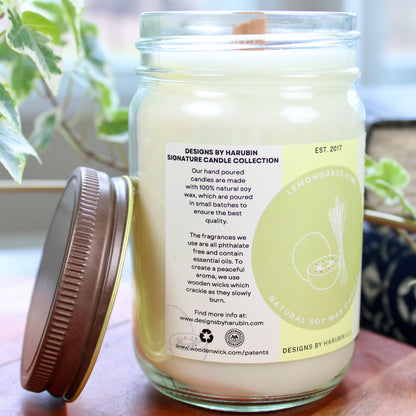 Lemongrass Kiwi Soy Candle