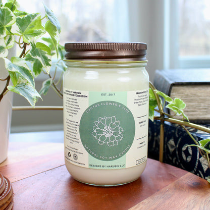 Cactus Flower & Jade Soy Candle