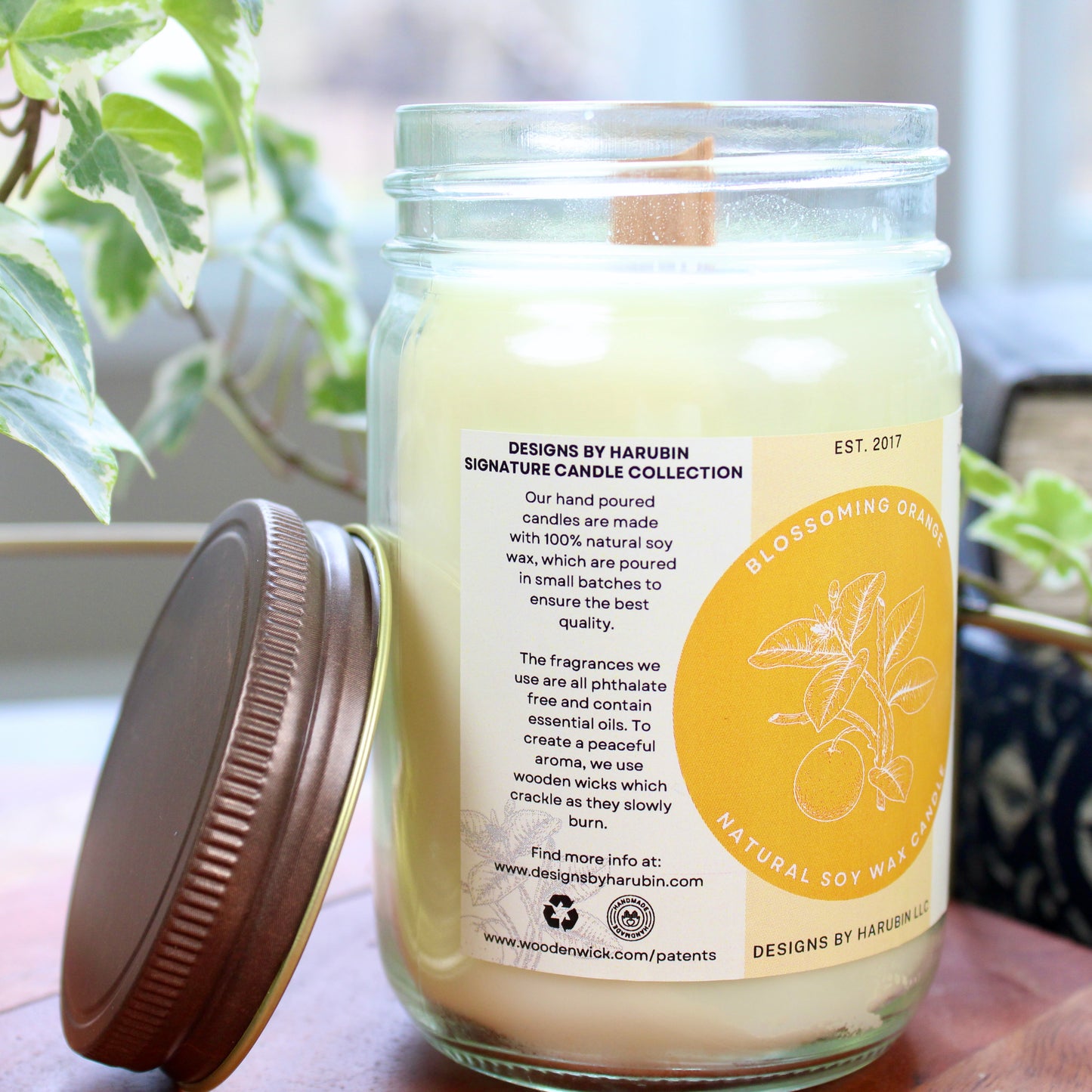 Blossoming Orange Soy Candle