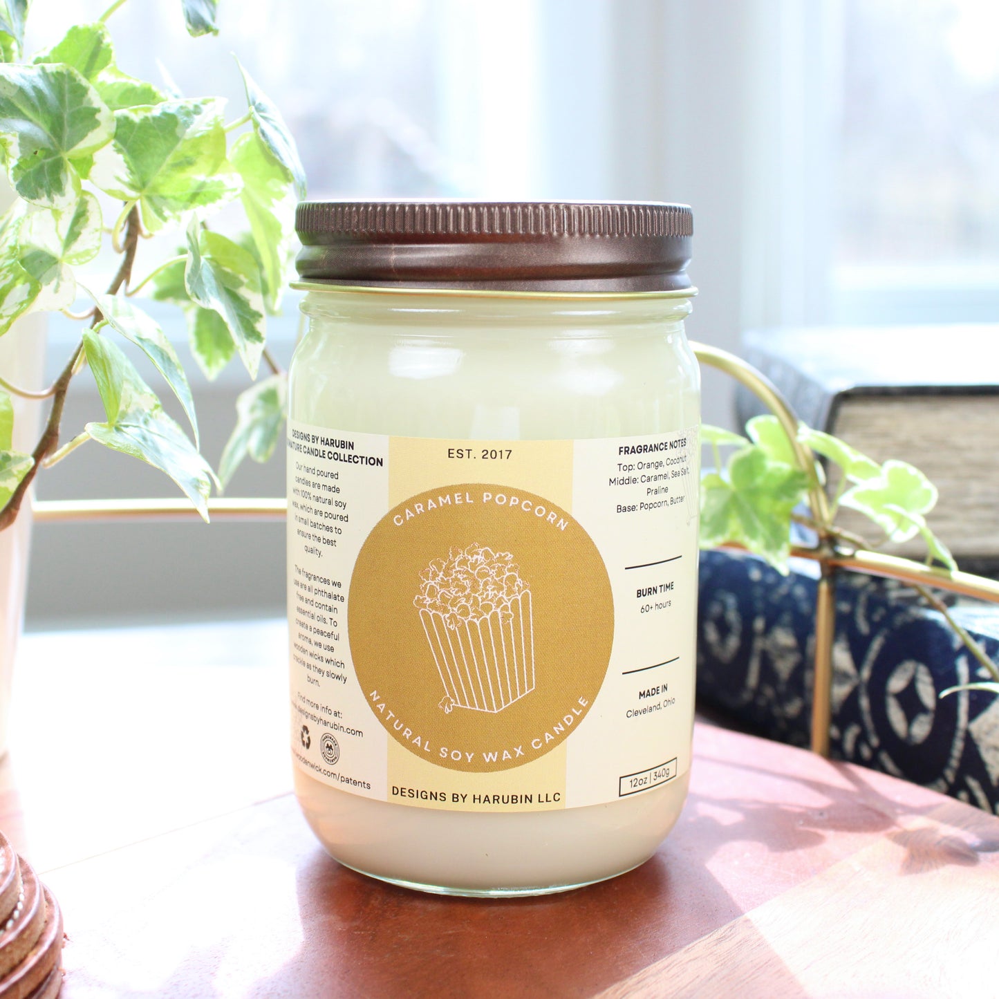 Caramel Popcorn Soy Candle